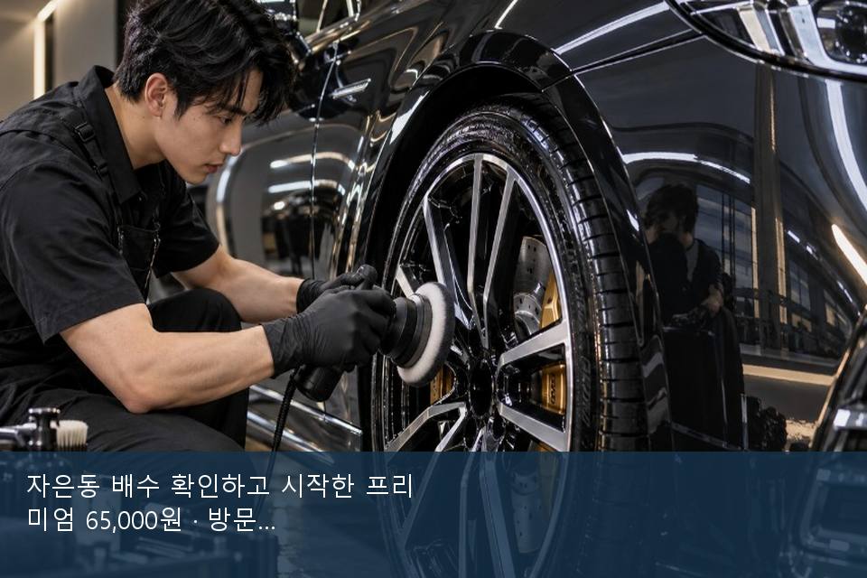 자은동 배수 확인하고 시작한 프리미엄 65,000원 · 방문 전에 확인한 것